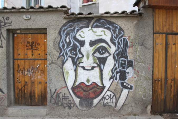 Is this Michael Jackson? Street Art, La Paz, Bolivia