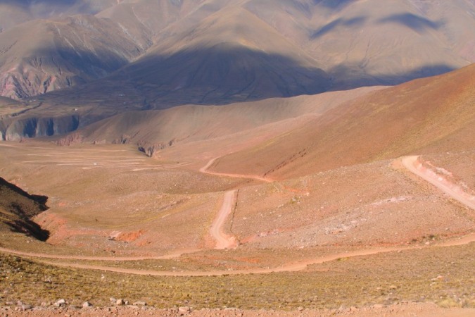 Scenery on the journey to Iruya, Argentina