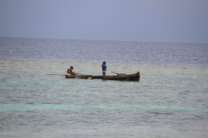 Kuna canoe, San Blas Islands, Panama