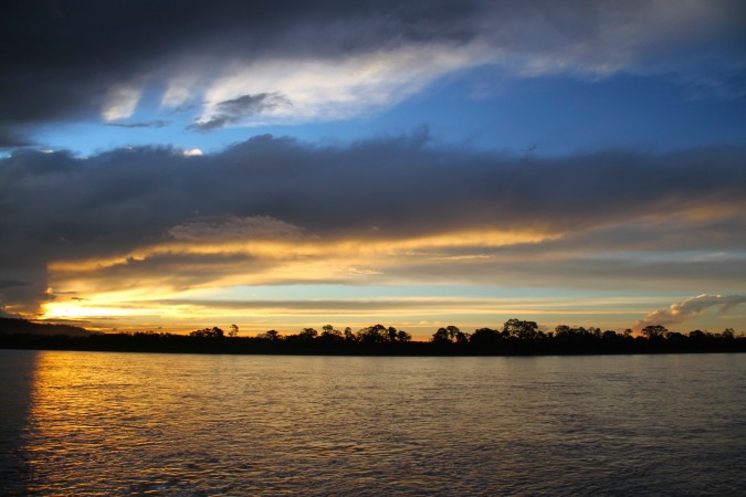 Sunset over the Rio Beni, Rurrenabaque, Bolivia