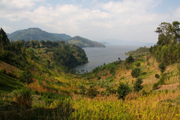 Lake Burera, Ruhengeri, Rwanda, Africa