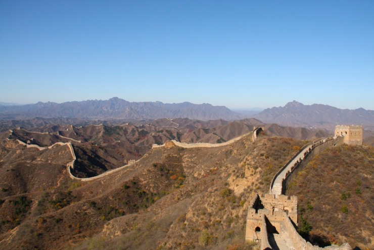 The Great Wall of China between Jinshanling and Simatai, China