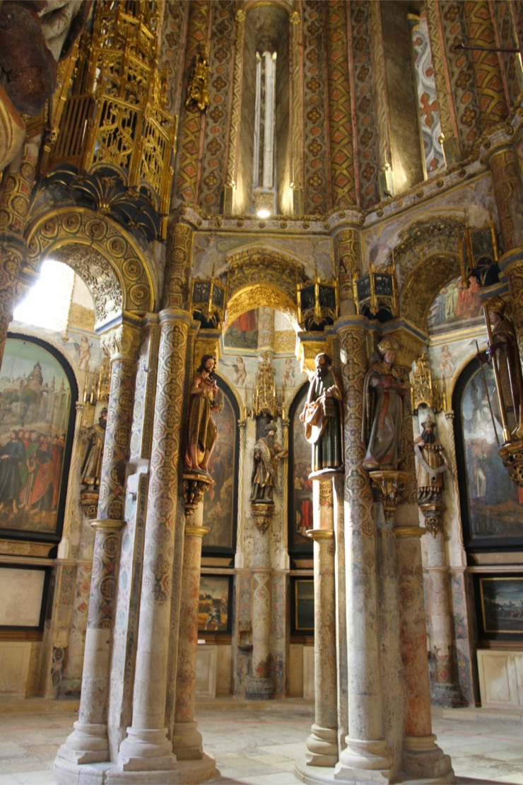 Charola Church, Convento de Cristo, Knights Templar fortress at Tomar, Portugal