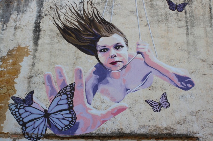 Street art, Sesimbra, Portugal