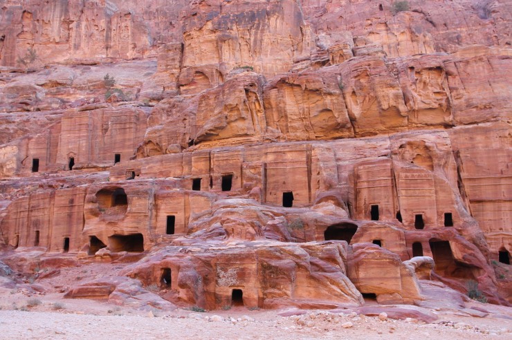 Nabataean tombs, Petra, Jordan