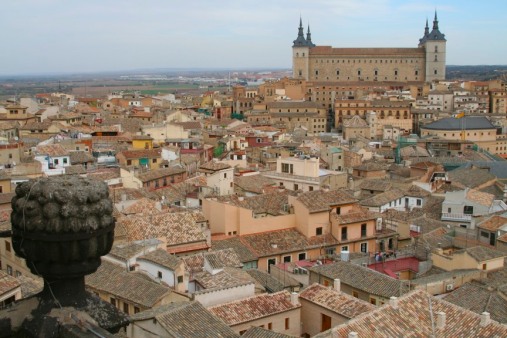 Views from Iglesia de San Ildefonso, Toledo, Castilla-La Mancha, Spain