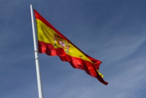 Spanish flag, Madrid, Spain