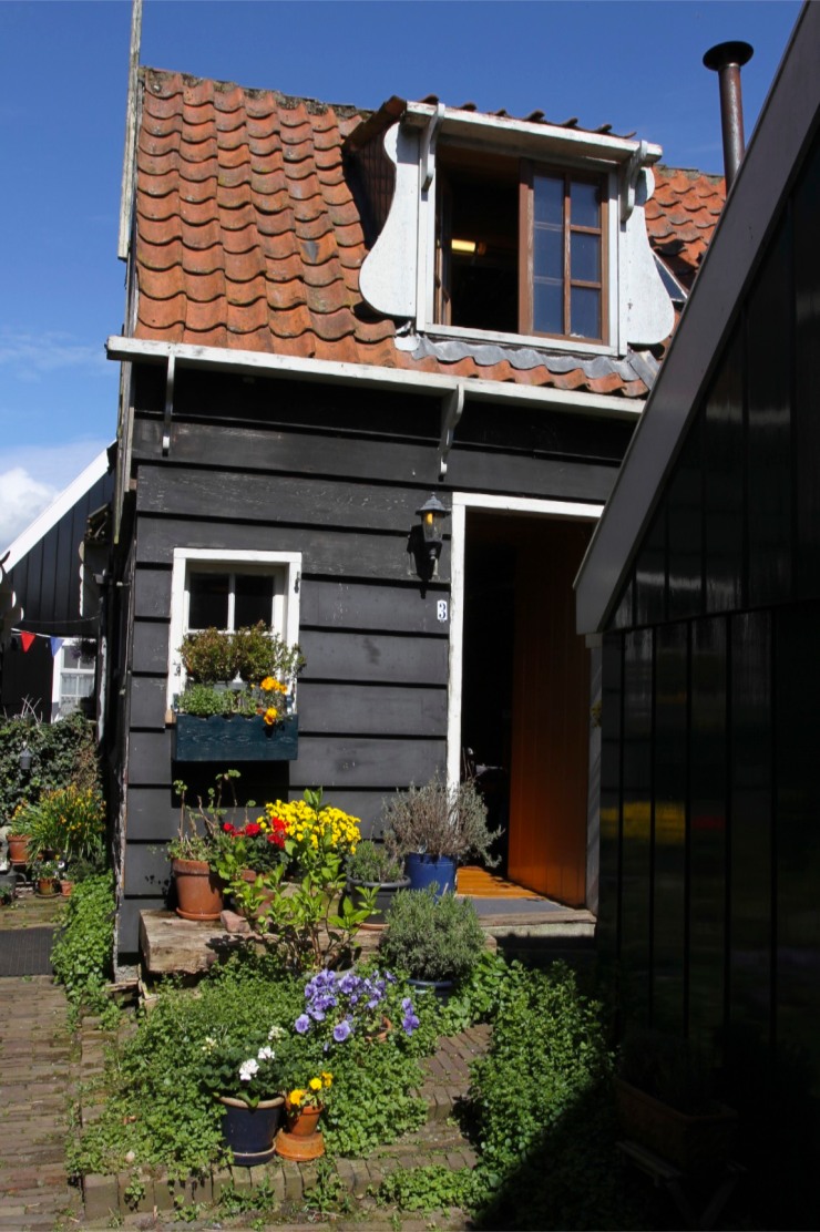 Fishermen's cottages, Marken, Waterland, Netherlands