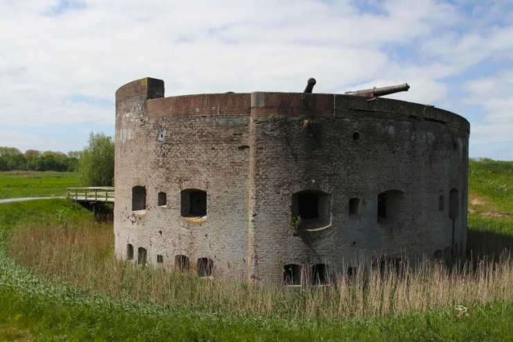 Zuiderzee fort near Muiden, Netherlands