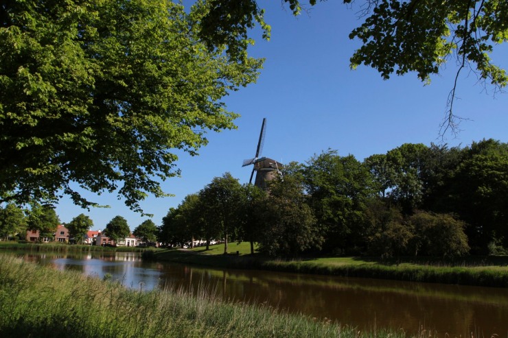Windmill, Middelburg, Zeeland, Netherlands