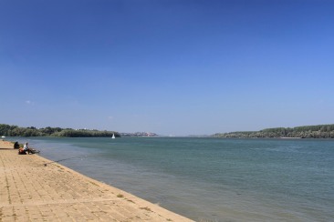 The Danube in Belgrade, Serbia