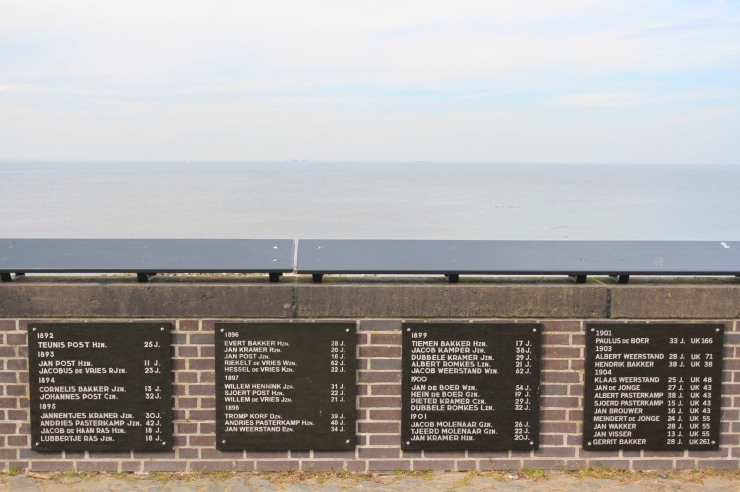 Memorial to those lost at sea, Urk, Netherlands