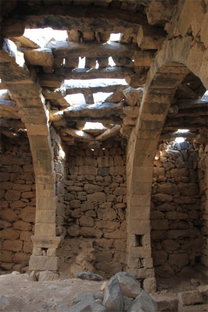 The basalt city of Umm al-Jimal, Jordan