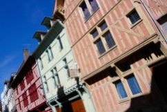 Timber-framed medieval buildings, Troyes, Champagne, France