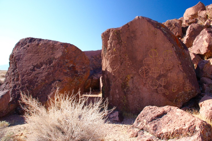 Native American Petroglyphs, Bishop, California, United States