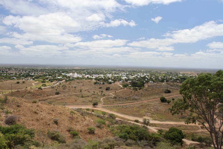 View over Charters Towers, Queensland, Australia