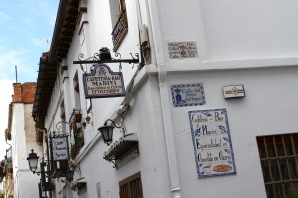 Medieval streets of Granada, Andalusia, Spain