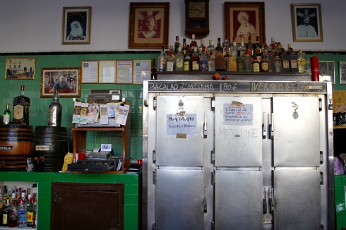 Tapas bar, Seville, Andalusia, Spain
