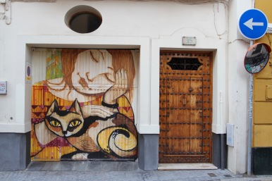 Street art, Seville, Andalusia, Spain