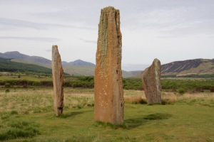 Stone circles and standing stones, Machrie Moor, Isle of Arran, Scotland