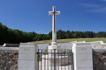 War cemetery, Courmas, Montagne de Reims, Champagne, France