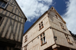 Timber-framed medieval houses, Auxerre, France