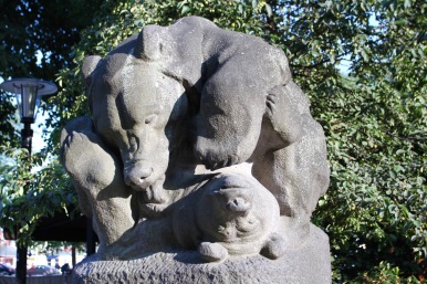 Bear statue, Stockholm, Sweden