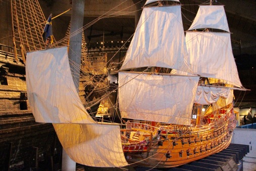 Model of the Vasa, Stockholm, Sweden