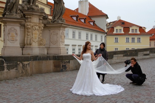 Wedding photos, Prague, Czech Republic