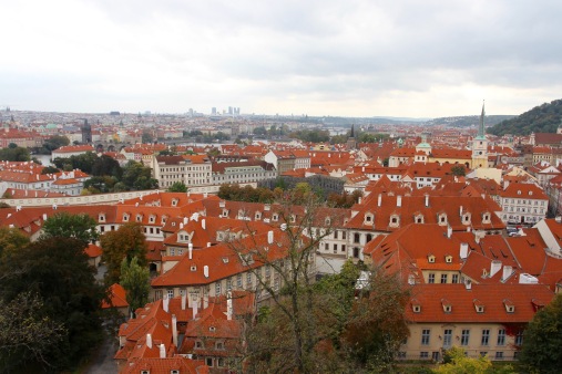 Views over Prague from Prague Castle, Czech Republic