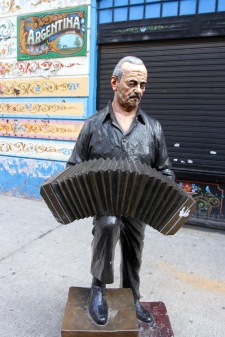 Tango statue, Abasto, Buenos Aires, Argentina