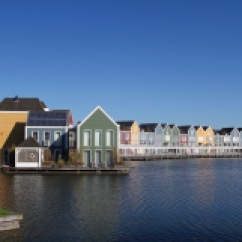 Colourful houses, Houten, Netherlands