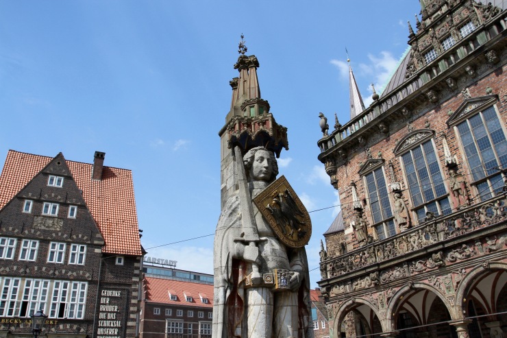 Statue of Roland, Altstadt, Bremen, Germany