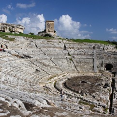 Greek Theatre, Parco Archeologico Neapolis, Syracuse, Sicily, Italy