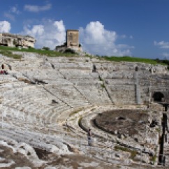 Greek Theatre, Parco Archeologico Neapolis, Syracuse, Sicily, Italy