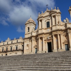 The Baroque Cathedral of Noto, Sicily, Italy