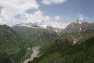 Caucasus Mountains, Georgian Military Highway, Georgia