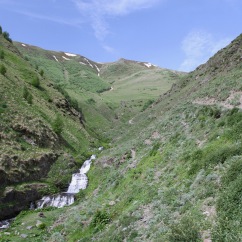 Stepantsminda, Kazbegi region, Caucasus mountains, Georgia