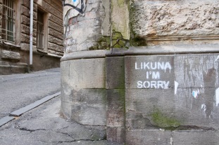Likuna I'm Sorry, Street Art, Tbilisi, Georgia