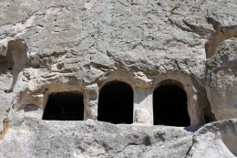 The cave city of Vardzia, Georgia