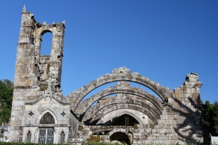 Ruins of Santa Mariña Church, Cambados, Galicia, Spain