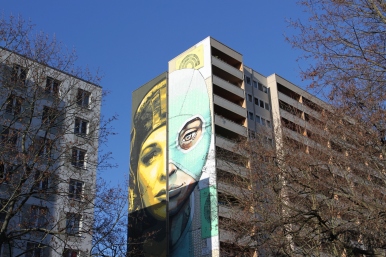 2268miles & Luchadora Pachamama, Tankpetrol and Queenkong, Street Art, Berlin, Germany