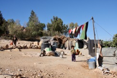 Bedouin settlement of Umm al-Kheir, West Bank, Palestine