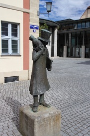 Statue of E.T.A. Hoffmann, Bamberg, Bavaria, Germany