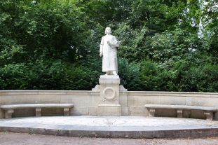 Liszt statue, Weimar, Germany
