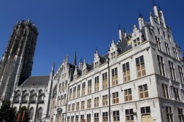 Saint Rumbold's Cathedral, Grote Markt, Mechelen, Belgium