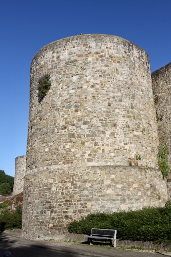 Medieval town walls, Binche, Belgium