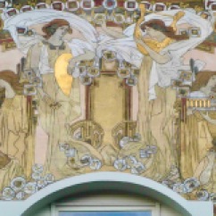 Art Nouveau, La Maison Cauchie, Brussels, Belgium ©www.admirable-facades.brussels